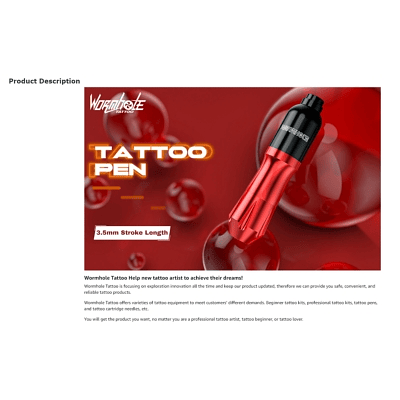 Kit De Tatuaje Pen Strong Profesional Accesorios