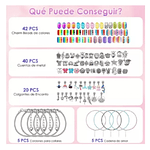 Juego De Charms Para Hacer Pulsera 112 Uds Diy Para Niñas