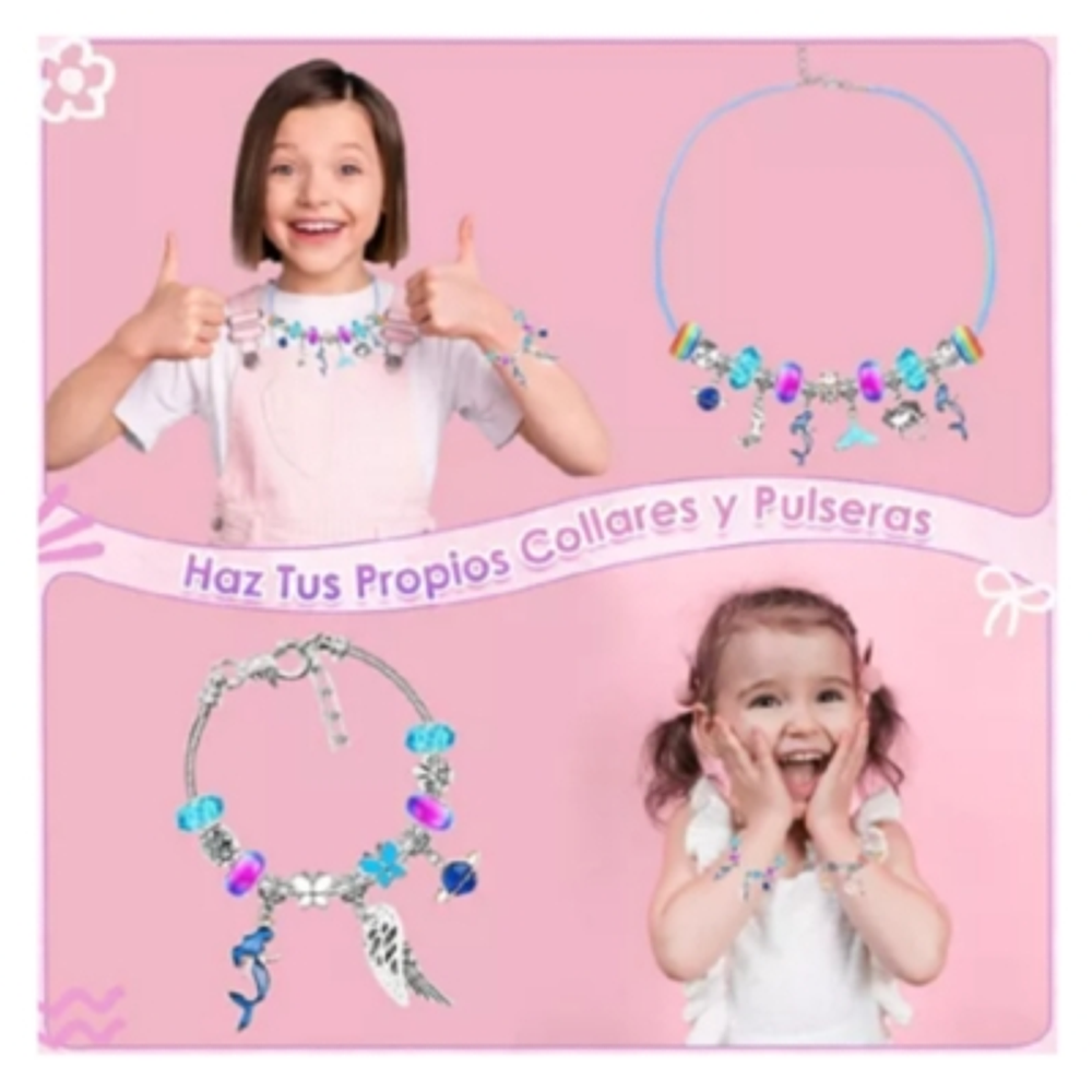 Juego De Charms Para Hacer Pulsera 112 Uds Diy Para Niñas