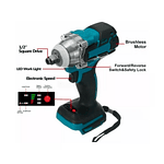 Llave De Impacto Eléctrica Taladro 88vf 2 Baterías