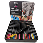 Set 72 Lapices Colores Arte Profesional A Base Aceite Dibujo