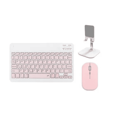 Kit De Teclado Bluetooth Con Ratón Soporte Teléfono/tablet