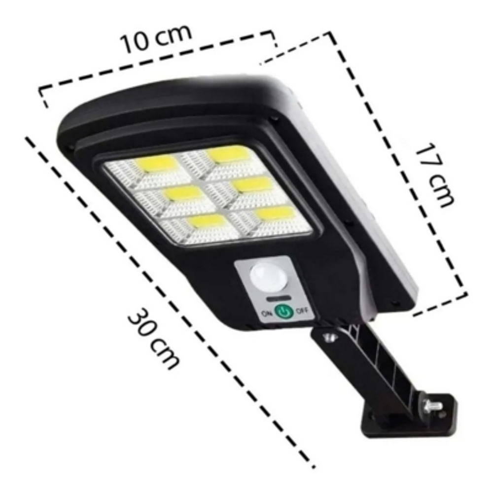 Pack 4 Foco Solar Led Exterior Con Sensor De Movimiento Ip65