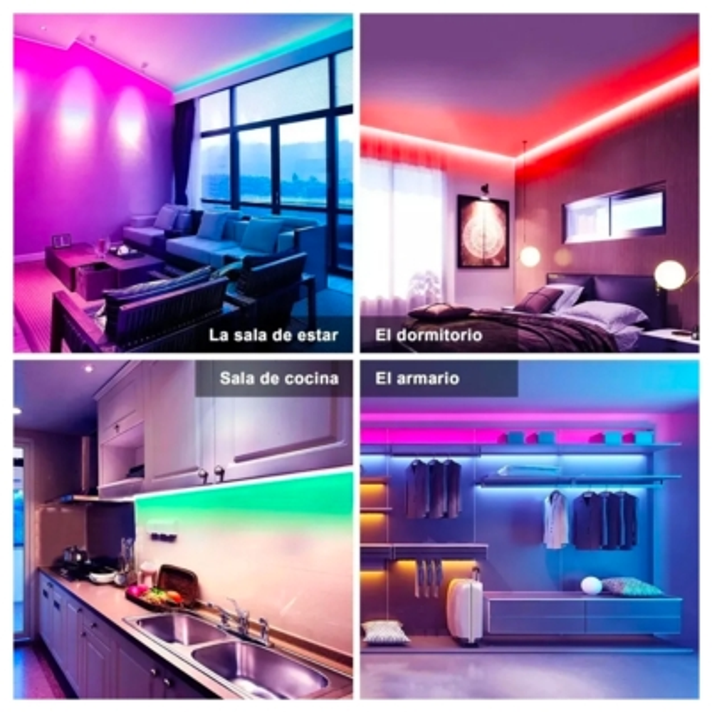 Cinta Luces Tira Rgb Led 20 Metros Wifi Alexa App Control