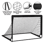 2 Juego De Porterías De Fútbol Portátil Para Niños 120*90cm