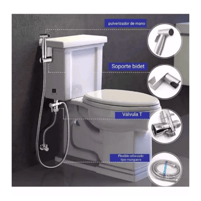 Ducha Bidet Arabe Acero Inoxidable Wc Inodoro