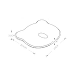 Almohada Cojín Para Bebe Anti-plagiocefalia Mas Funda