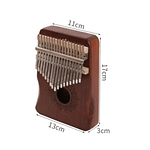 17 Teclas Kalimba, Pulgar, Piano Africano