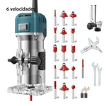 6 Velocidades Variables Router Madera Recortadora Rebajadora