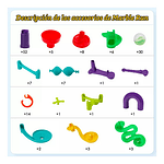 Pista De Bolitas 142 Uds Juguete Bloques De Construcción