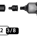 1/2, 1/4, 3/8 Pulgadas. Dados Impact Gun, Paquete De 6