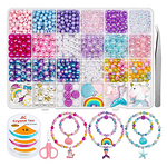 Juego De Cuentas De Sirena 773 Uds Kit Hacer Pulsera Collar