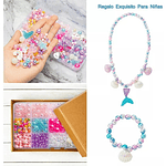 Juego De Cuentas De Sirena 773 Uds Kit Hacer Pulsera Collar