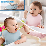 Set De Alimentación Silicona Dividida Con Ventosa Bebés 6pcs