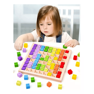 Tabla De Multiplicación De Matemáticas Montessori Importada