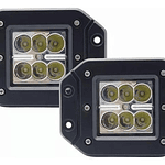 Pack 2 Focos Neblinero 18w Embutido Auto O Camion Led Cree