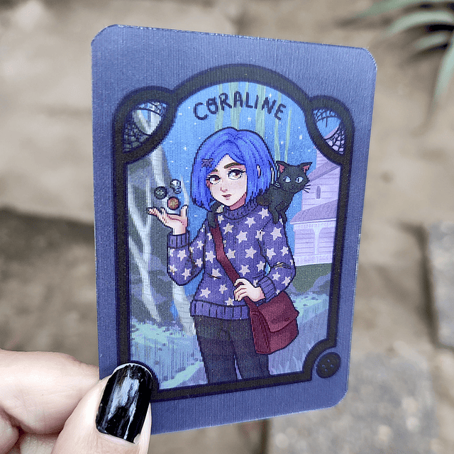 Coraline - Lenticular tarjeta fanart