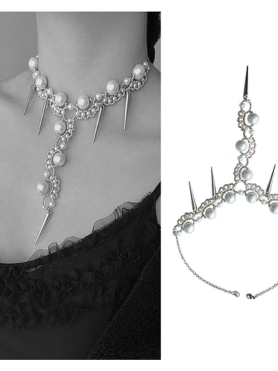 Collar cascada de perlas - Airy