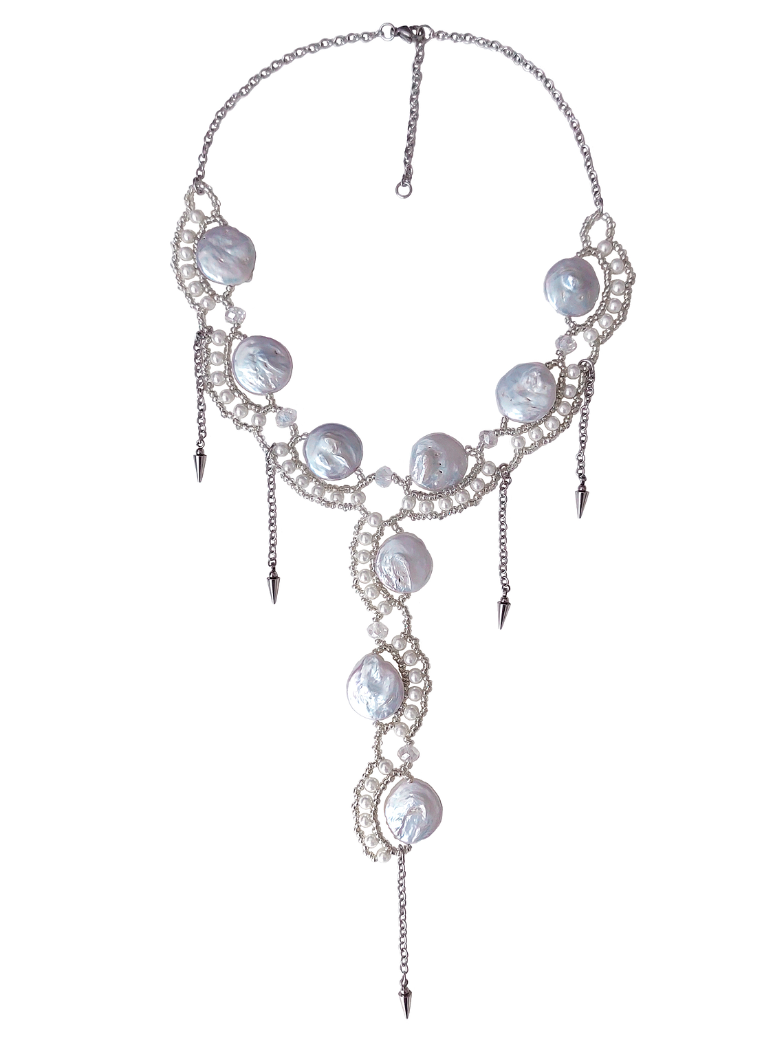 Collar Sonne con piedras de rio - Edición limitada 1