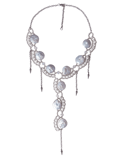 Collar Sonne con piedras de rio - Edición limitada