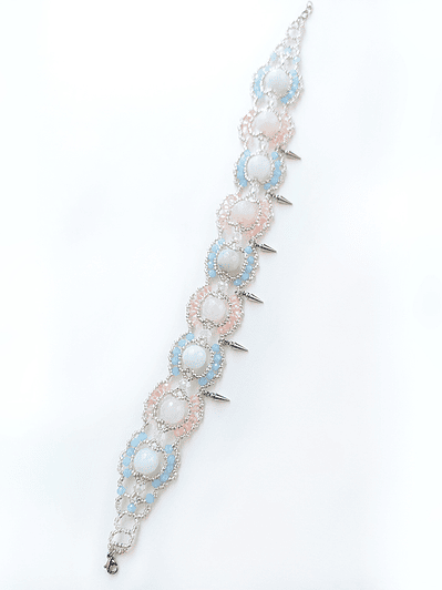 Choker Peace and Love- ágatas