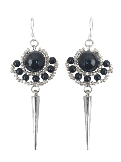 Aros Onix con puntas