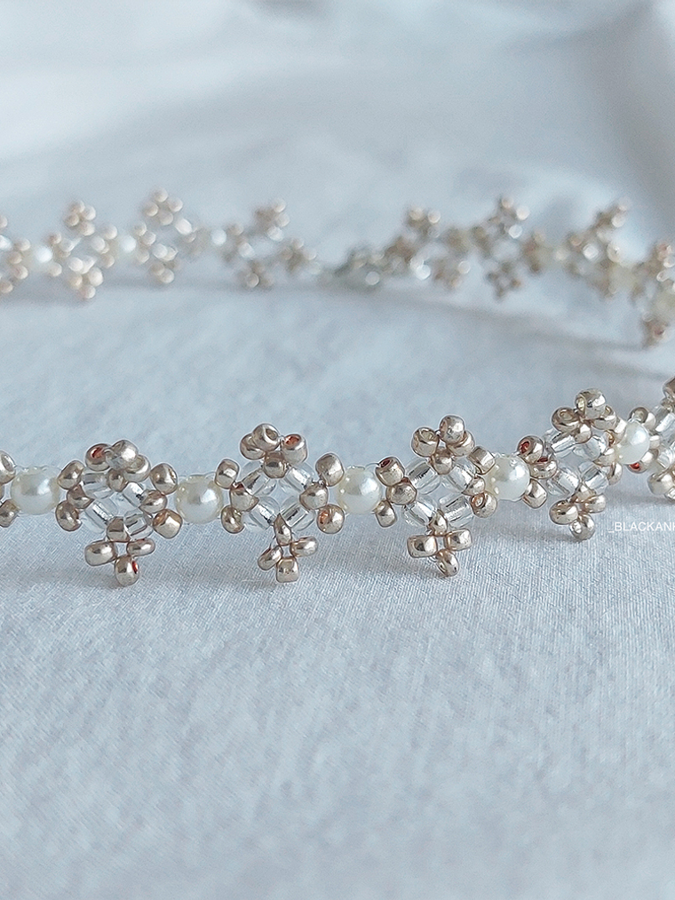 Choker Rococo- con cinta 1