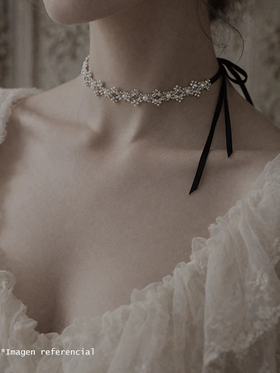 Choker Rococo- con cinta o broche