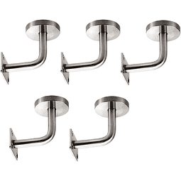 5 pçs suportes de corrimão de aço inoxidável