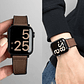 Pulseira de Couro “Marron” com Fecho Magnético Dobrável para Apple Watch - Thumbnail 2