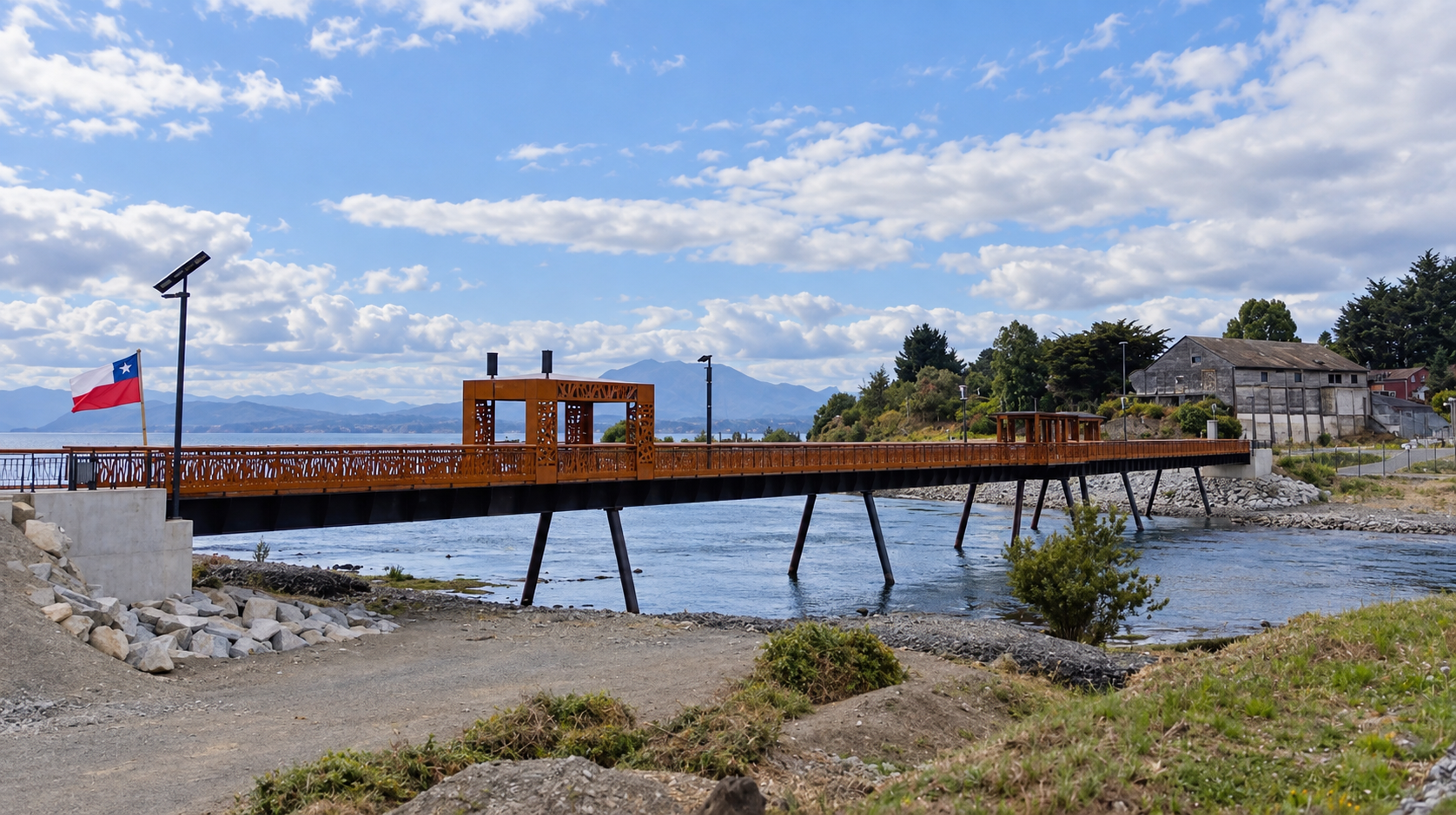 Borde Costero de Llanquihue – Planchas de Acero Corten