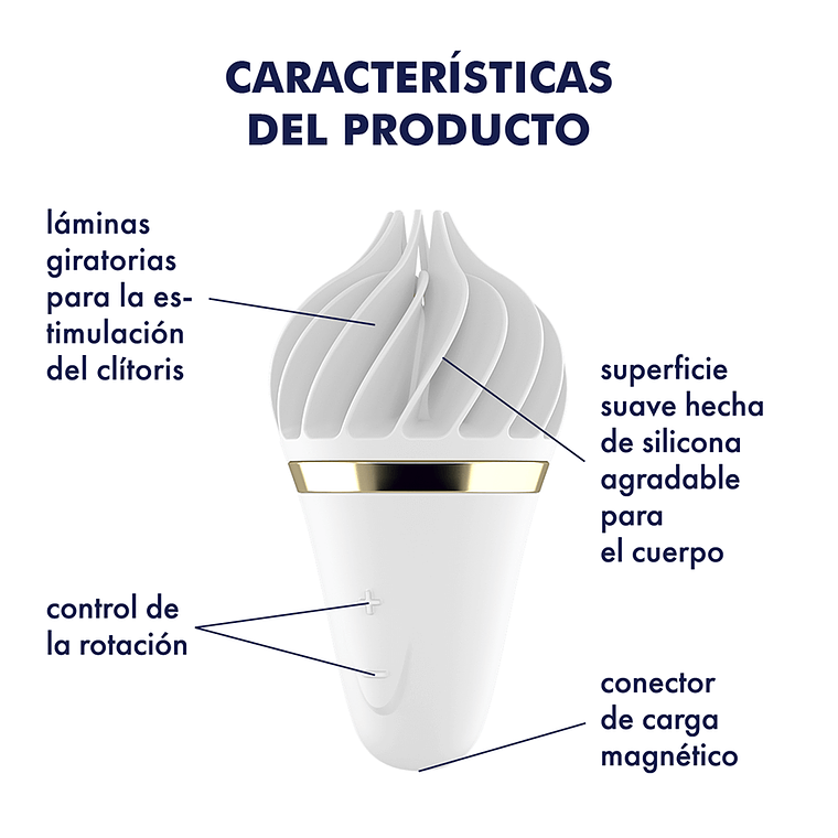 Satisfyer Sweet Treat 🍦 Estimulador clítoris | Black Mask 10