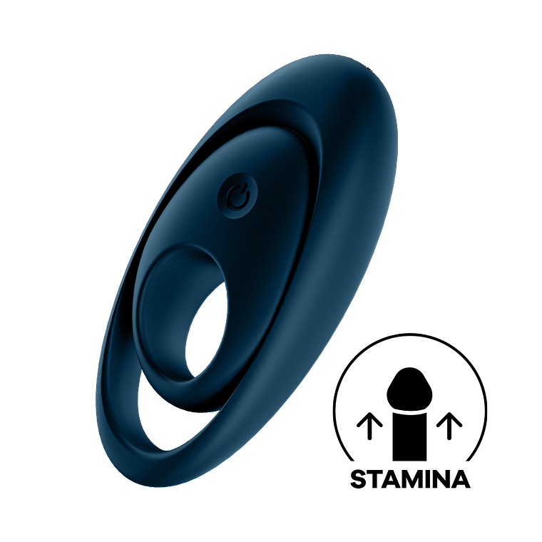 Satisfyer Glorious Duo 💙 Anillo vibrador para parejas | Black Mask 1