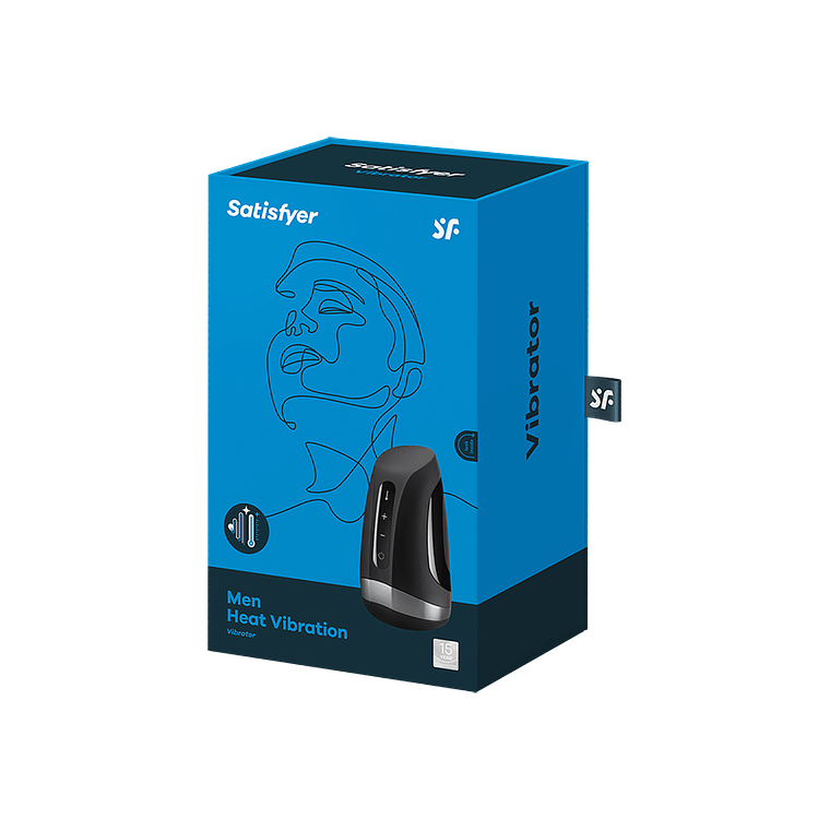 Satisfyer Men Heat Vibration 🔥 Calor + vibración | Sex Shop Black Mask 5