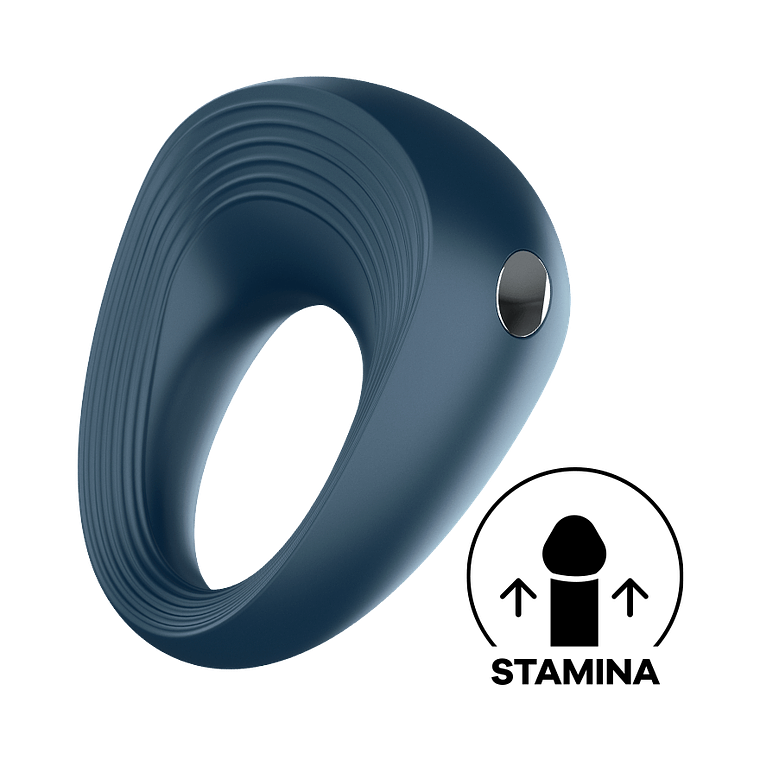 Satisfyer Power Ring 💪 Anillo vibrador para hombres | Black Mask 1