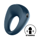 Satisfyer Power Ring 💪 Anillo vibrador para hombres | Black Mask - Miniatura 1