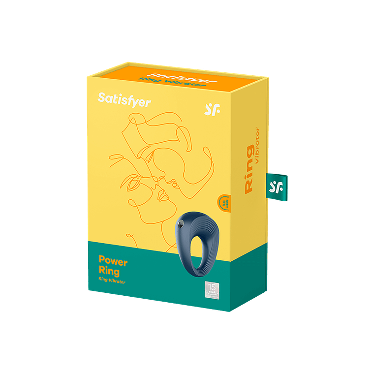 Satisfyer Power Ring 💪 Anillo vibrador para hombres | Black Mask 5