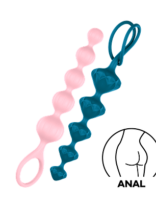 Satisfyer Love Beads 💎 Bolas anales para principiantes | Black Mask