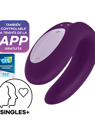 Satisfyer Double Joy - Vibrador para Parejas con Control App