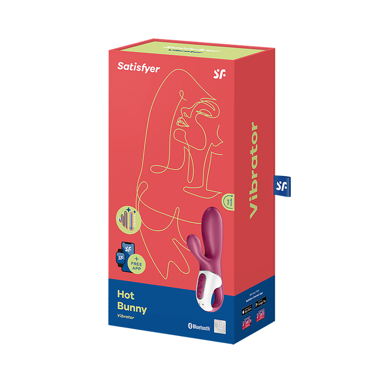 Satisfyer Hot Bunny - Vibrador Compacto con Calentamiento y App 2