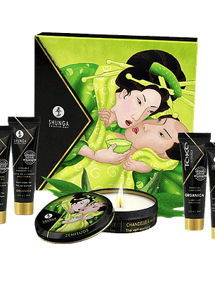 Shunga Secretos de una Geisha - Kit Té Verde para Sensualidad y Relajación