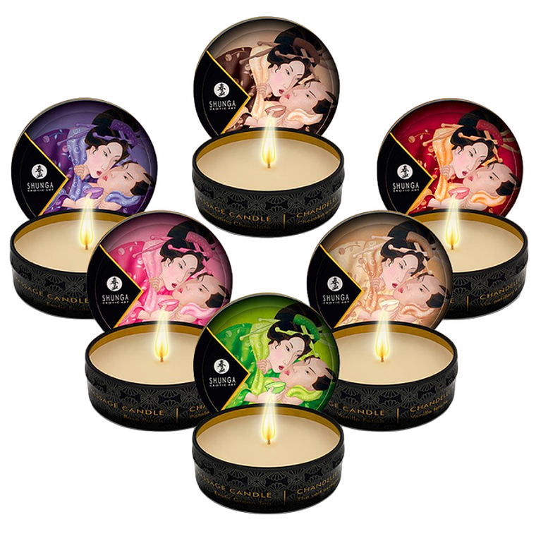 Vela de Masaje Pequeña Shunga | Ambiente Romántico y Relajante 1