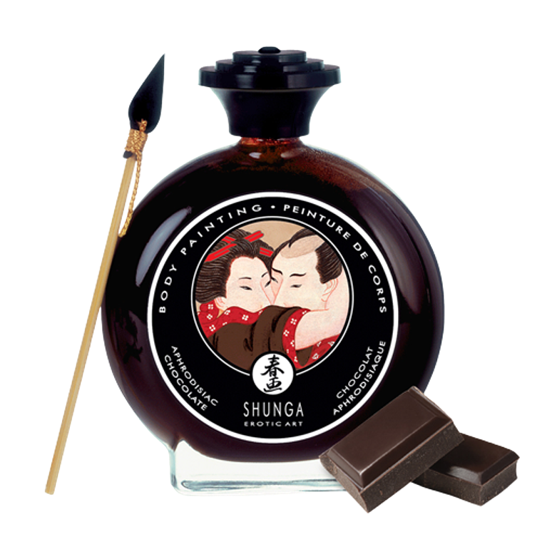Pintura Corporal Shunga Chocolate 100ml | Sexshop Black Mask 1