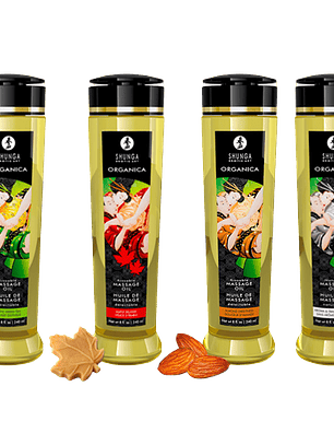 Aceite de Masaje ORGANICA de Shunga - Sensualidad Natural en 240 ml