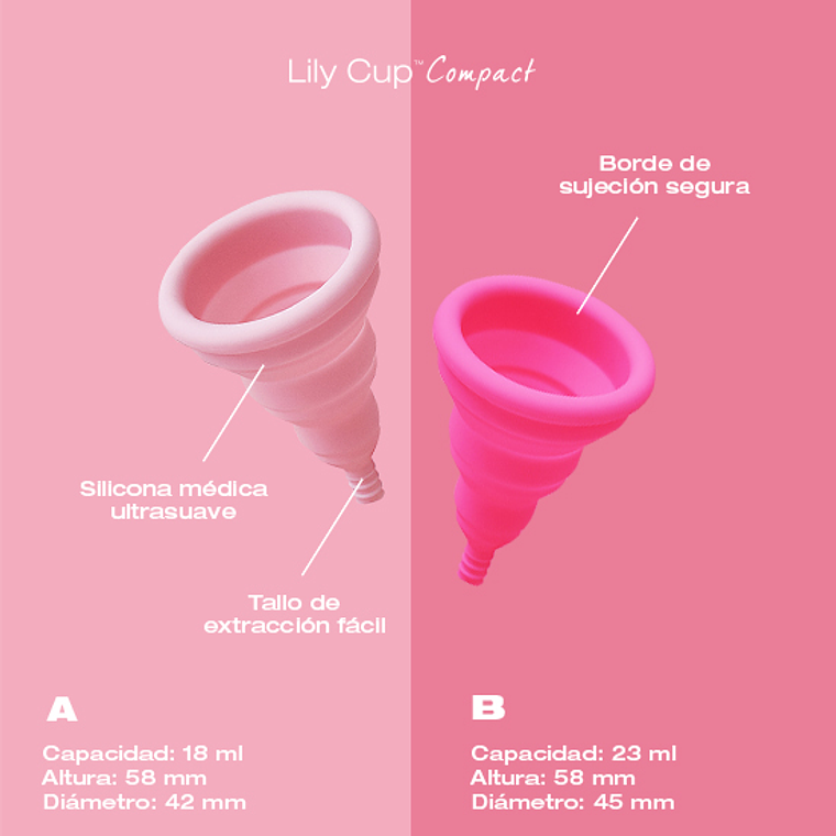 Lily Cup™ Compact: La copa menstrual práctica, cómoda y sostenible 4