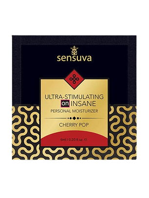 Sachet Ultra Estimulante On Insane Guinda: ¡el sabor que te hará perder la cabeza!