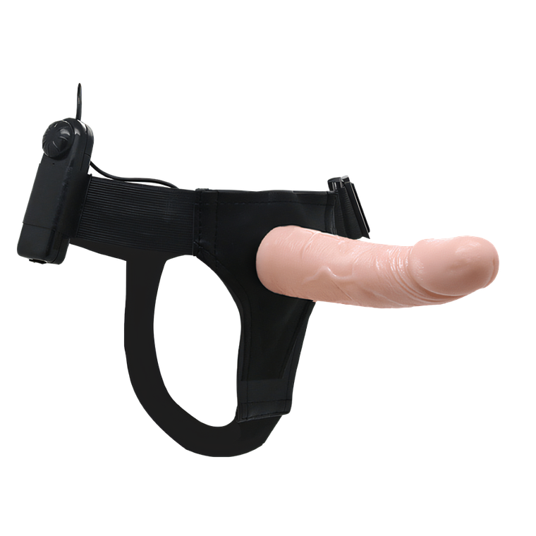 Arnés Funda y Dildo con vibrador 1