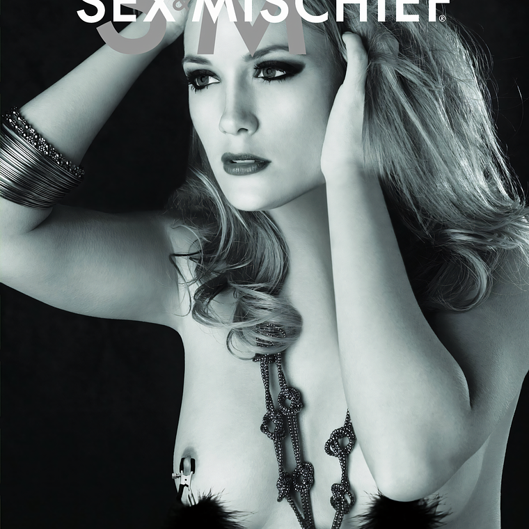 Clips para Pezones con Plumas S&M 2