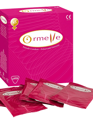 Condón Femenino de Látex Ormelle (5 unidades)