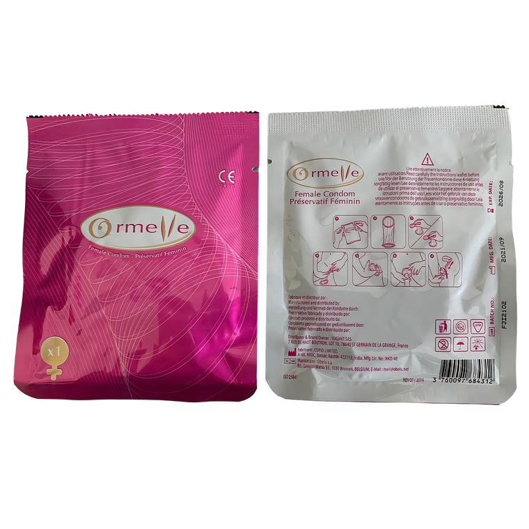 Condón Femenino de Látex Ormelle (5 unidades) 2